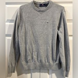 Vineyard Vines Sweater Womens Small Gray Pullover Knit Preppy Whale Casual Adult